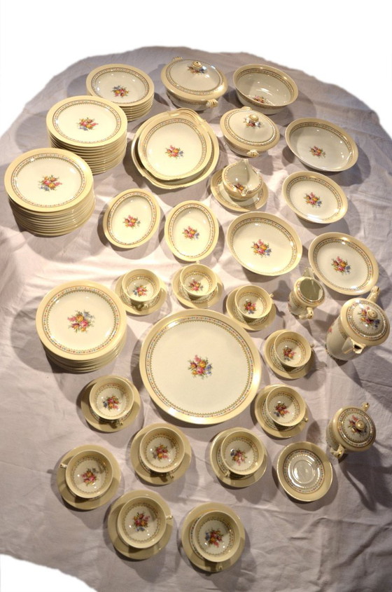 Servizio da tavola vintage in porcellana da 75 pezzi, Raynaud et Cie, Limoges. – Servizi da tavola (photo 11 of 11)