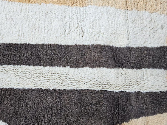 Image 1 of Marokkanischer Teppich aus Naturleinen, 300 x 150 cm
