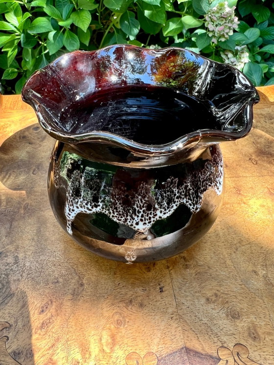 Vintage keramiek set: vaas, kan en amfora in typische jaren 70 look – Servies, Ceramic, 1970 (photo 6 of 7)