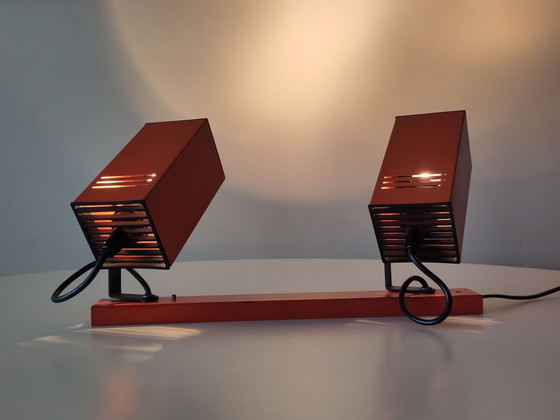 Philips cube lamp space age, Plafoniere, Metallo, Plastica, Arancione (foto 2 di 15)