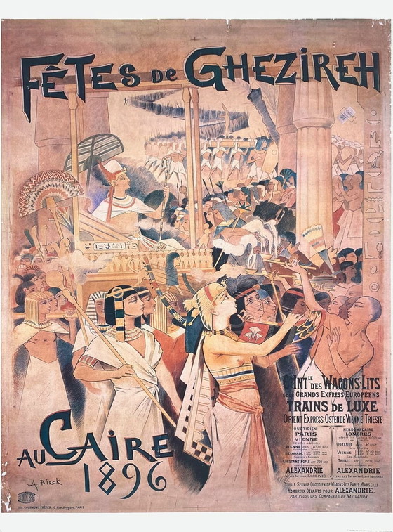 Image 1 of COLLECTIVE - ADVERTISEMENT Sleeping Cars - Ghezireh Festivals after Alphonse Birck