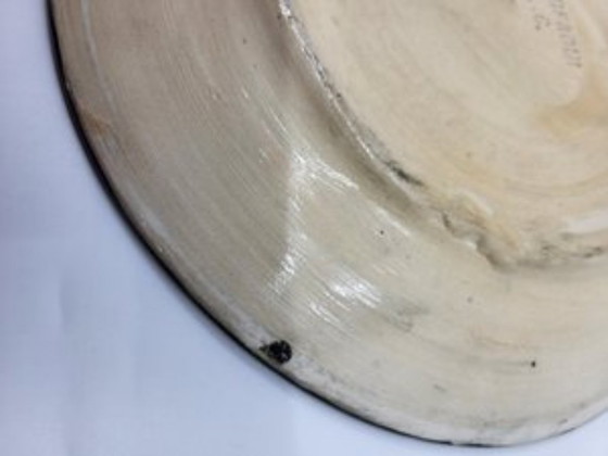 Image 1 of Assiette Décorative en Céramique par H. Arfaoui, 1970s