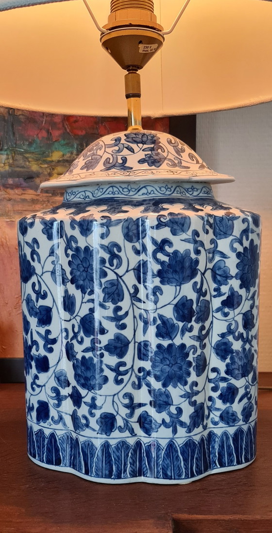 Image 1 of Theebuslamp handgeschilderd 