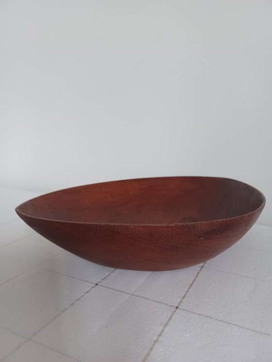 Image 1 of Cuenco danés de teca de la década de 1950