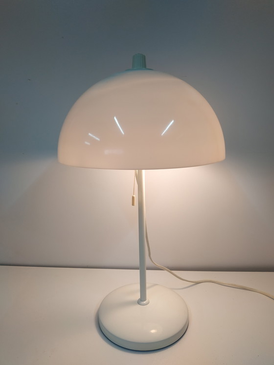 Image 1 of Vintage 1970s adjustable mushroom table lamp (2 spots)