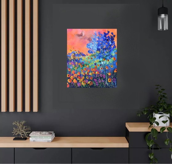 Image 1 of Evening sonata in poppies 