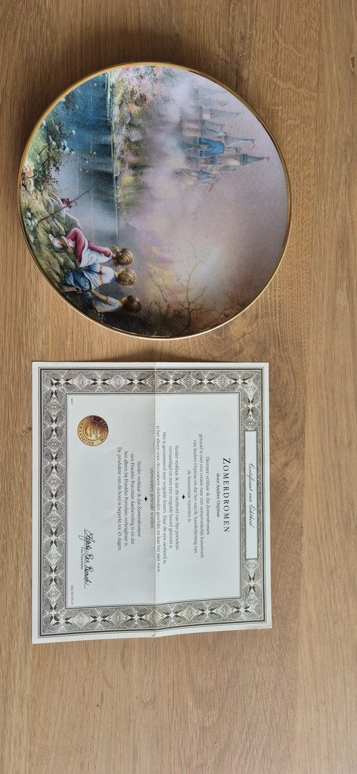 5x Sierborden Franklin Mint, Limited Edition