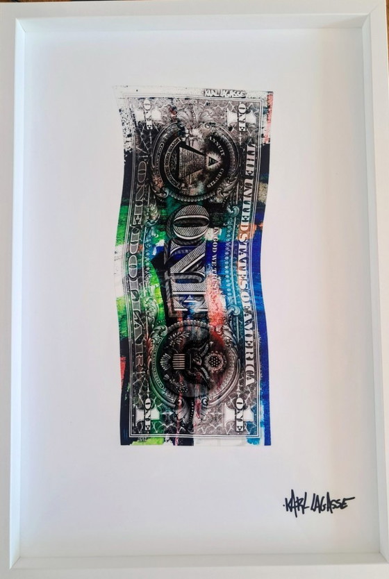 Image 1 of Karl LAGASSE - New Art Dollar 37 - Sérigraphie d'Artiste