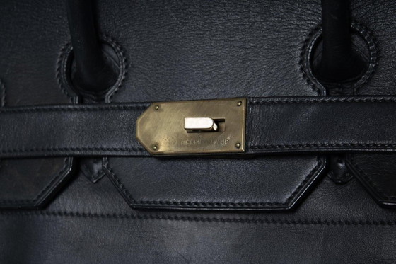 Image 1 of Hermes, rara borsa vintage Hermes HAC 50 in nero