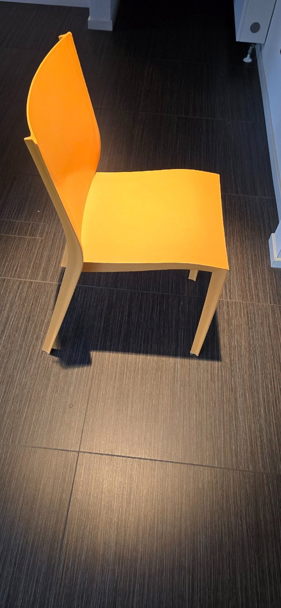 Image 1 of Philippe Starck Slick Slick sedia di design arancione per XO