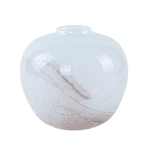 Glass vase, Danish design, 1970s, made in Denmark
