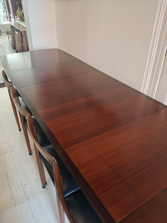 Tavolo da pranzo design vintage Lubke con 4 prolunghe – Tavoli da pranzo, Legno (photo 3 of 15)
