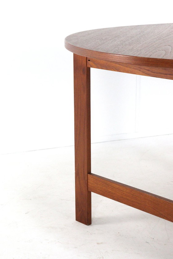 Image 1 of Table de salle à manger pliante en teck danois « Skovlund » vintage