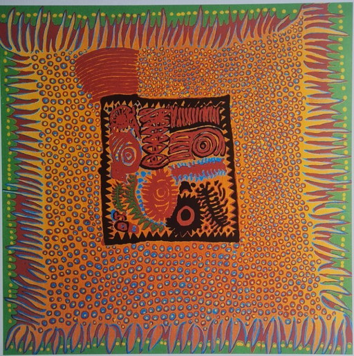 D'après Yayoi Kusama, Espace..., Lithographie, années 1990