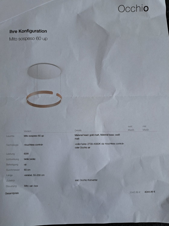 Image 1 of Œil mythique suspendu