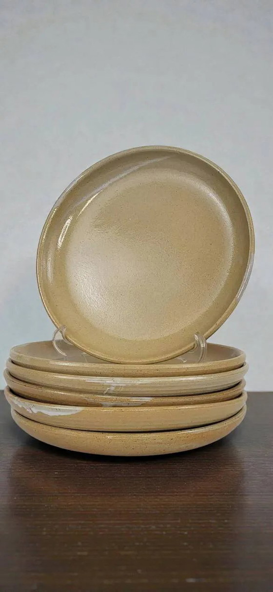 6 stoneware dinner plates, Auger Pottery – Crockery, Porcelain (photo 6 of 6)