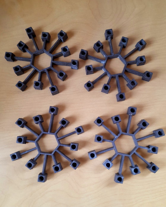 Jens Quistgaard candlestick for Paro, Denmark 1960 – Candle holders, Cast Iron, Metal (photo 2 of 8)