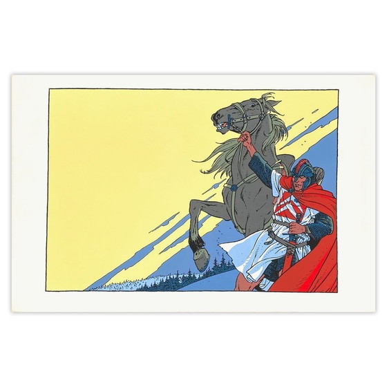 Collective - Citroen Screenprint The Chevrons See Red - André Juillard 1986 – Lithographs & prints, Paper (photo 4 of 5)