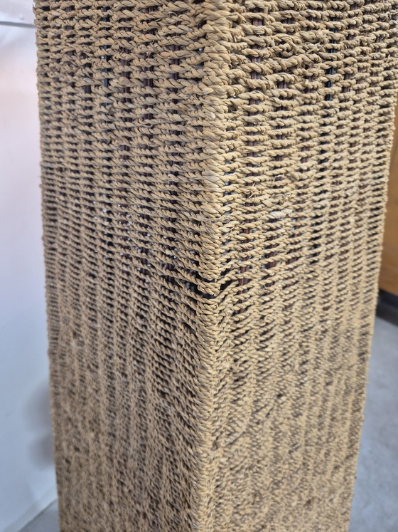 Image 1 of Vintage Japandi rope floor lamp.