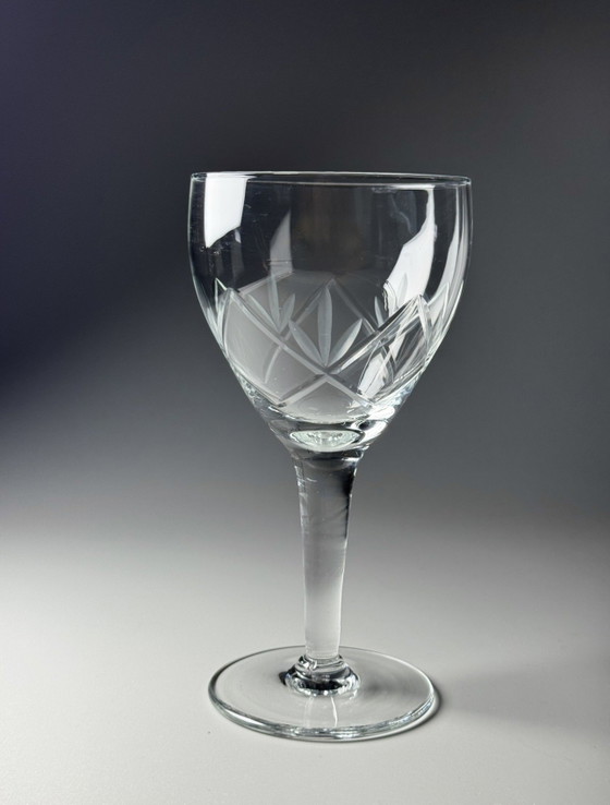 Image 1 of 6 grandi bicchieri da vino in cristallo - Holmegaards
Glasværk. Anni '20