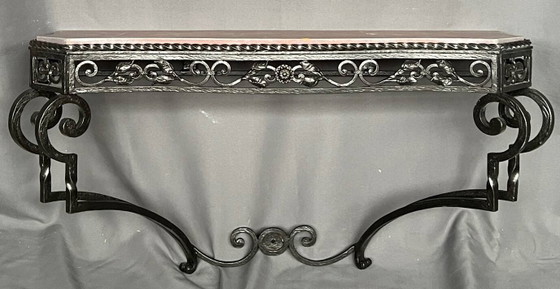 Espejo con consola de estilo Art Déco. – Wood, Iron, Art Deco (photo 6 of 8)