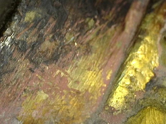 Ganesha danzante con seis brazos – estatua de templo de bronce antigua (lote 163) – Esculturas, Bronze (photo 16 of 16)