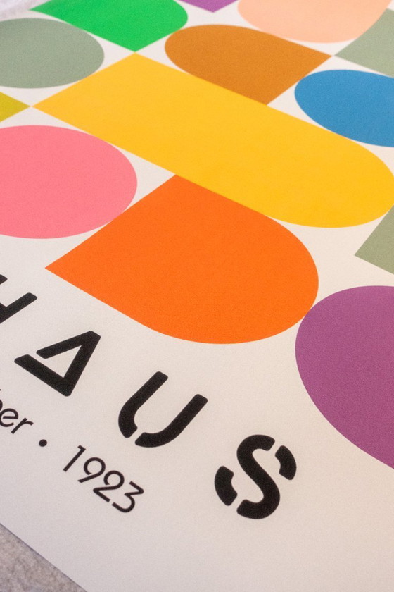 Image 1 of Bauhaus 1923 – Ausstellungsplakat 70 × 100 cm