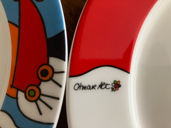 4 Otmar Alt Design Dessert Plates – Marsberg Studios, Crockery, Porcelain (photo 4 of 10)