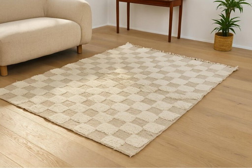 Alfombra marroquí de lana hecha a mano, 300 cm x 150 cm