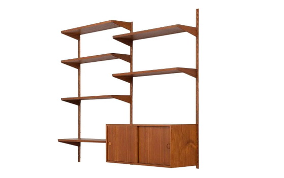 Teak Kai Kristiansen wall system for FM Mobler – Shelving unit, Metal, Scandinavian (photo 3 of 4)