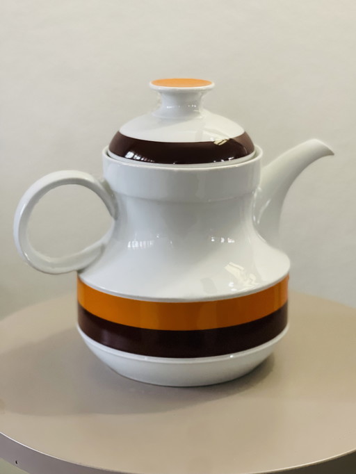 Vintage Bavaria Schumann Arzberg Theepot – Retro 70s – Mid-Century Modern