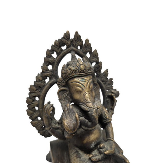 Image 1 of Statue de Ganesh en bronze vintage