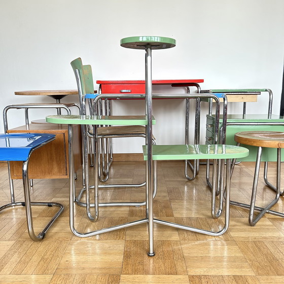 Image 1 of Functionalist Plant Stand by Vichr & Spol., Marked