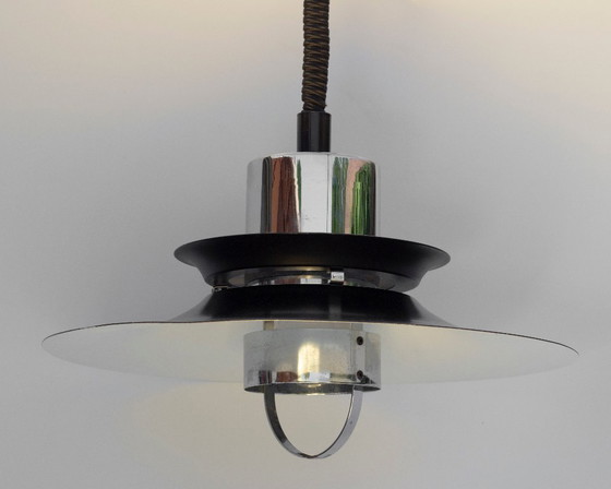 Image 1 of Zeldzame verstelbare hanglamp van Vitrika uit de jaren 70