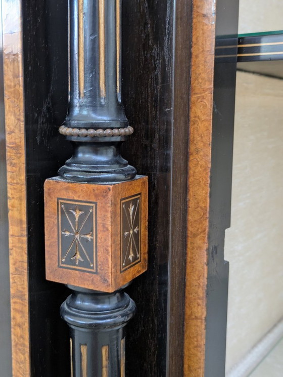 Image 1 of Credenza - Legno annerito, radica di noce - Napoleone III