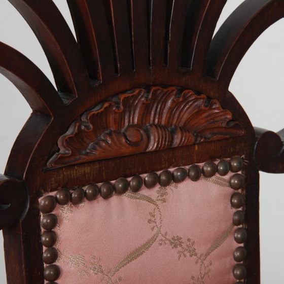 Image 1 of English armchair attributed to J.S. Henry, late 19th century