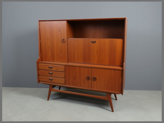 Credenza Louis van Teeffelen Combi n. 105 per WéBé – anni '60 – Credenze alte, Wood (photo 3 of 8)