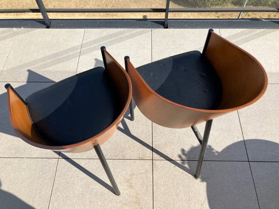 2 SILLAS COSTES DE PHILIPPE STARCK – Sillas auxiliares, Wood, Iron (photo 3 of 6)