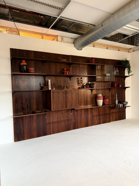 Image 1 of Système mural modulaire Vintage XL, Poul Cadovius '60