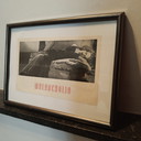 Original Vintage "Melancholie" Magazine Page – Authentic 1950s Editorial Art – Framed