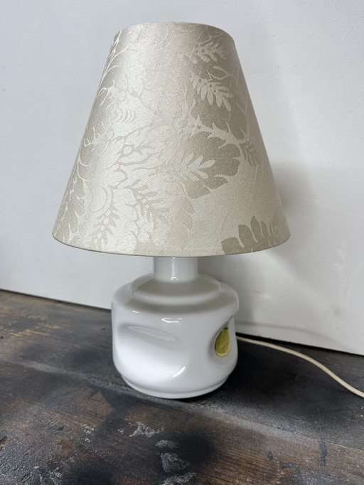 Lampada da tavolo vintage Porcelaines de Bruxelles della metà del secolo