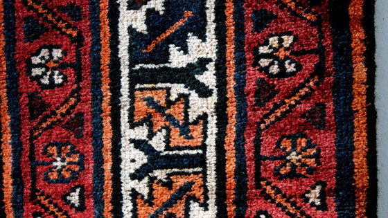 Image 1 of Tapis kurde ancien, daté de 1904