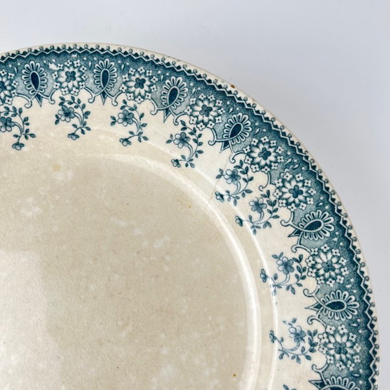 Image 1 of Frutero bajo en tierra de hierro azul, Jules Etienne, París, S. XIX.