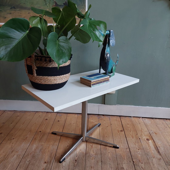 Image 1 of Vintage industrial TV table