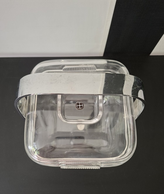Secchiello Ghiaccio iGuzzini Trasparente Design Iconico Anni '80 – Accessori da tavola, Plexiglass, Chrome (photo 3 of 5)