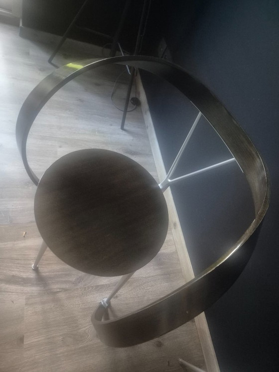 5 Revers-Stühle Cassina – Esszimmerstühle, Metal, Wood (photo 9 of 9)