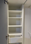 Armoire d'angle élégante, Hoekkast met 4 planken