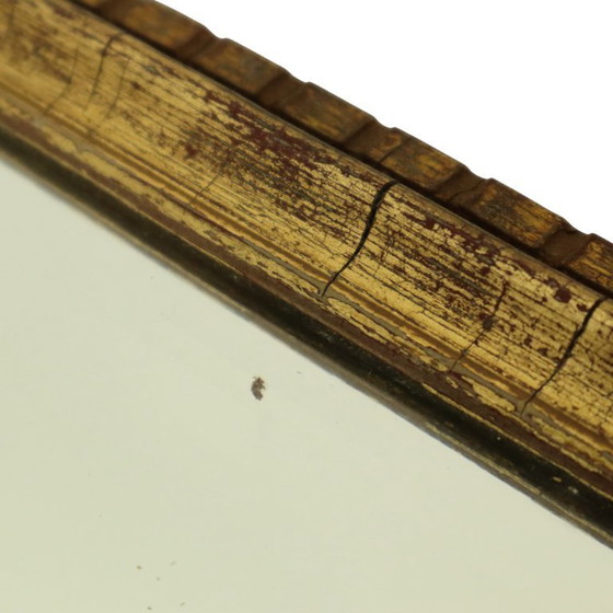 Image 1 of Specchio Deknudt in foglia d'oro di metà secolo