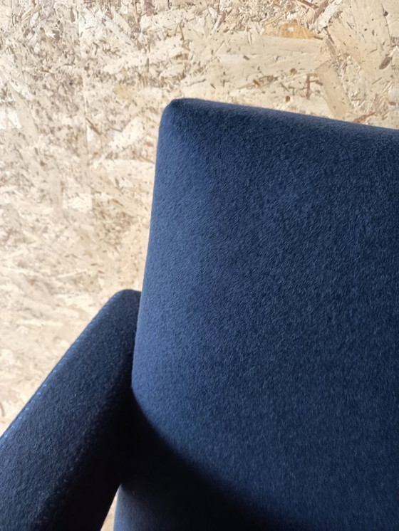 Image 1 of CASSINA Utrecht 637 armchair in Midnight BLUE Kvadrat wool by Gerrit Rietveld