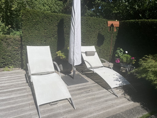 Royal Botania Ninix Liegen – ligbed tuin, Textile, Wood (photo 2 of 5)